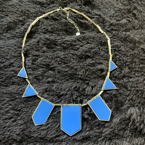 House of Harlow 1960 Blue Five Station Necklace - Picture 1 of 3
